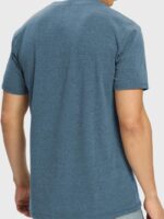 Wholesale Solid Color Round Neck Casual Men's T-Shirt