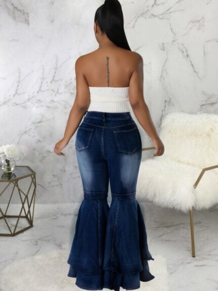 Wholesale Trendy High Waisted Flared Pants