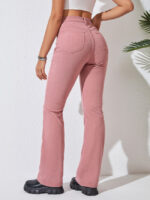 Wholesale Trendy Pink Casual Jeans