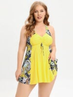 Wholesale Unique Plus Size Two-piece Swimsuit