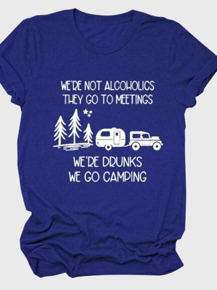 Wholesale WE'RE NOT ALCOHOLICS T-shirt