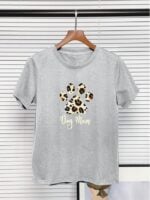 Wholesale graphic and letter print Mother's Day T-shirt