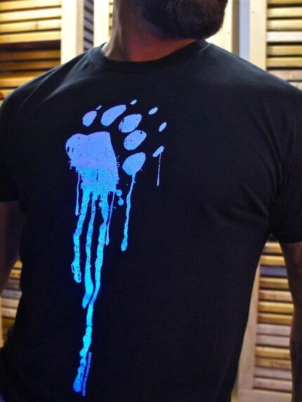 BEARDY GLOW PAW Men's T-Shirt