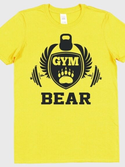 Gym Bear Graphic T-Shirt