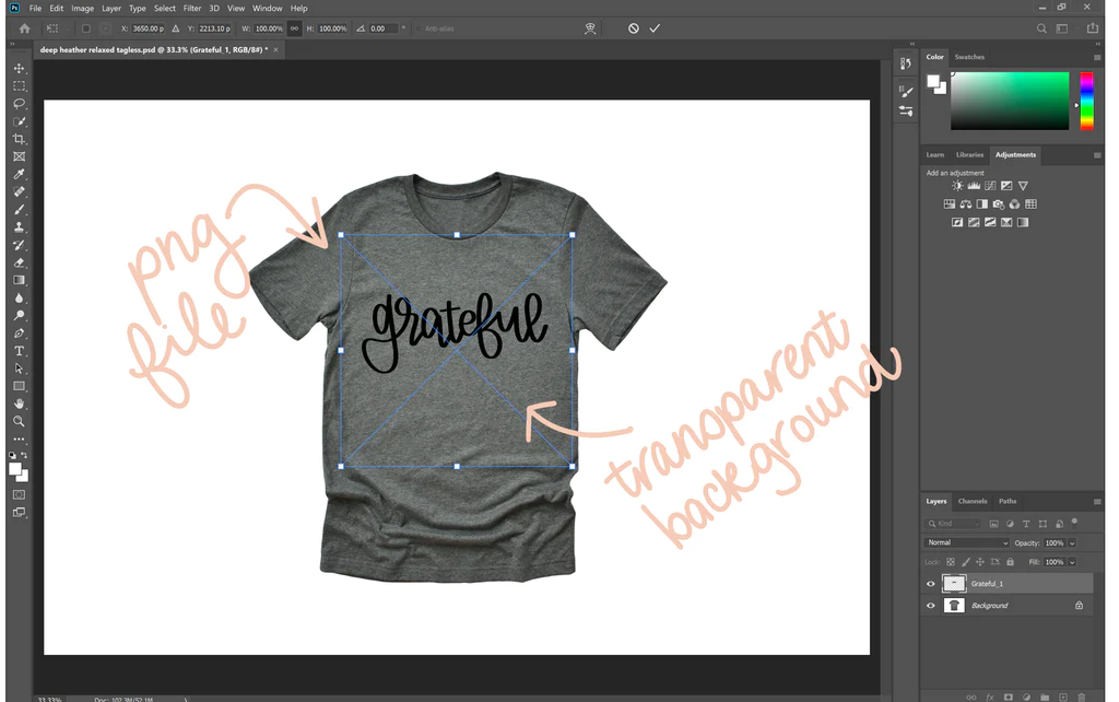 How To Create A Blank T Shirt Mockup 1