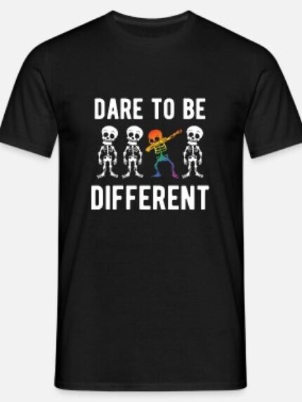 LGBT Rainbow Skeleton Gay Pride T-Shirt