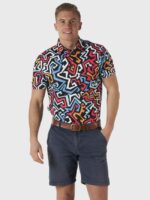 Wholesale Abstract Pattern Casual Men's T-Shirt