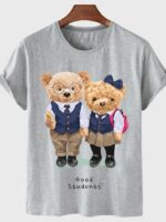 Wholesale Bear Lovers Graphic T-Shirt