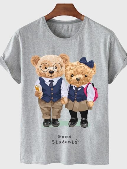 Wholesale Bear Lovers Graphic T-Shirt