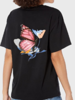 Wholesale Butterfly And Letter Print Short Sleeve T-shirt