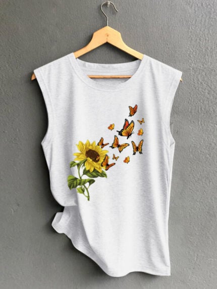 Wholesale Butterfly Casual Style T-Shirt