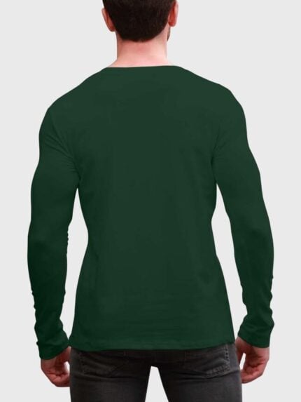 Wholesale Button Round Neck Long Sleeve T-Shirt