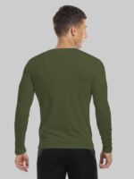 Wholesale Button Round Neck Pocket Long Sleeve T-Shirt