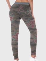 Wholesale Camo Floral Elastic Waist Lounge Pants