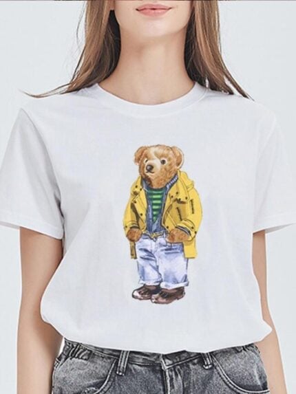 Wholesale Cartoon Bear Graphic T-Shirt