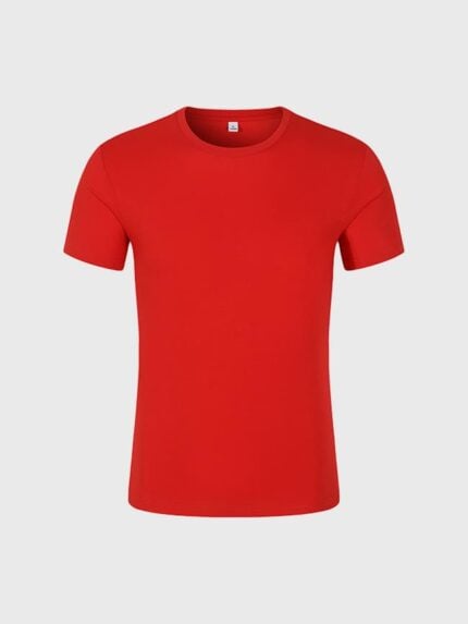 Wholesale Casual Solid Color Short Sleeve T-Shirt