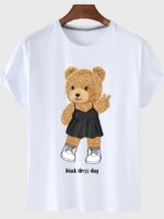 Wholesale Chic Bear Graphic T-Shirt