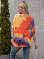 Wholesale Chic Colorful Tie-dye T-Shirt