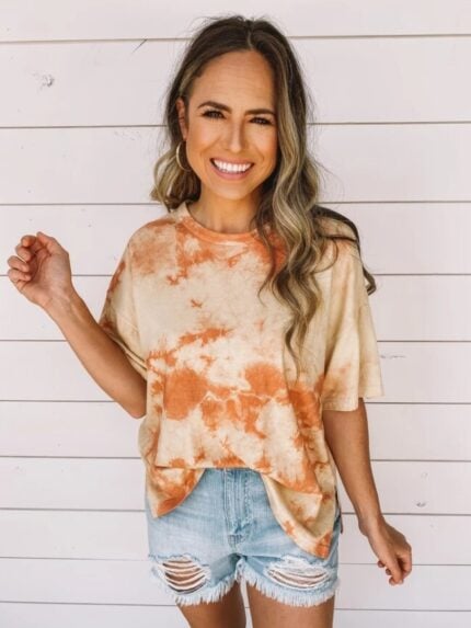 Wholesale Chic Tie-dye T-Shirt