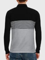 Wholesale Colorblock Stripe Long Sleeve Men’s T-Shirt