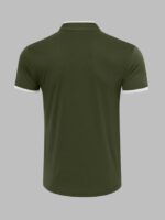 Wholesale Contrasting Short Sleeve Lapels Men's T-Shirt