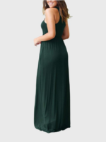 Wholesale Crew Neck Sleeveless Maxi Dress