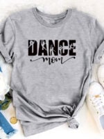 Wholesale DANCE MOM Print Short Sleeve Tee