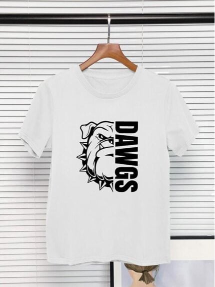 Wholesale DAWGS Print Short Sleeve T-Shirt