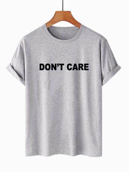 Wholesale DONT CARE Print Short Sleeve T-Shirt