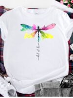 Wholesale Dragonfly Graphic T-Shirt