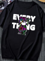 Wholesale EVERY THING Bear Print Casual Men's T-Shirt