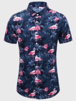 Wholesale Flamingo Casual Men's T-Shirt