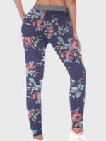 Wholesale Floral Elastic Waist Lounge Pants