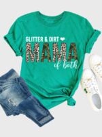 Wholesale GLITTER DIRT Graphic T-Shirt