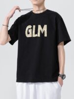 Wholesale GLM Letter Print Short Sleeve T-Shirt