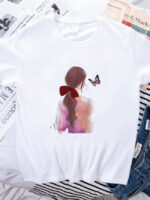 Wholesale Girl And Butterfly T-Shirt