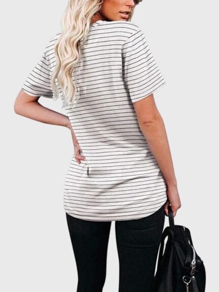 Wholesale Horizontal Stripes T-Shirt