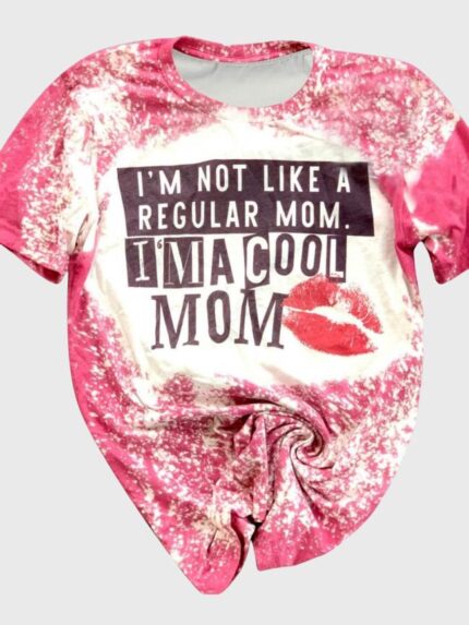 Wholesale I'M A COOL MOM Letter T-Shirt