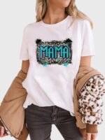 Wholesale MAMA Letter T-Shirt