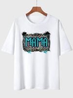 Wholesale MAMA Letter T-Shirt