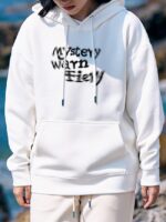 Wholesale MYSTERY WARN Print Casual Hoodie