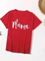 Wholesale Mama Letter T-Shirt