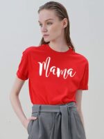 Wholesale Mama Letter T-Shirt