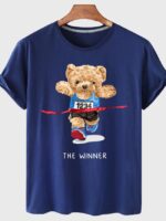 Wholesale Marathon Bear Graphic T-Shirt