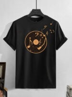 Wholesale Music Note Print Casual Men's T-Shirt