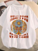 Wholesale Plus Size Sun Graphic T-Shirt