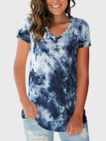 Wholesale Round-neck Tie-dye T-Shirt