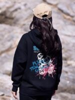 Wholesale SUNSHINE Bear Print Casual Hoodie