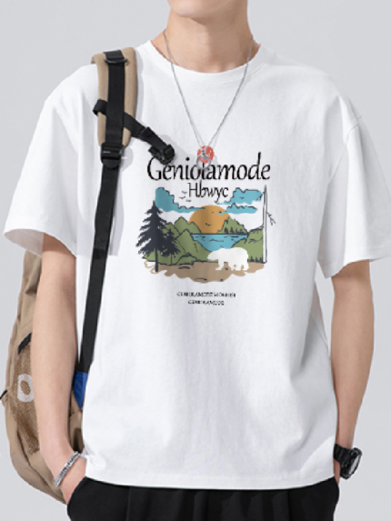 Wholesale Scenery Men's Short Sleeve T-Shirt