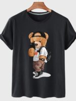 Wholesale Selfie Bear Graphic T-Shirt